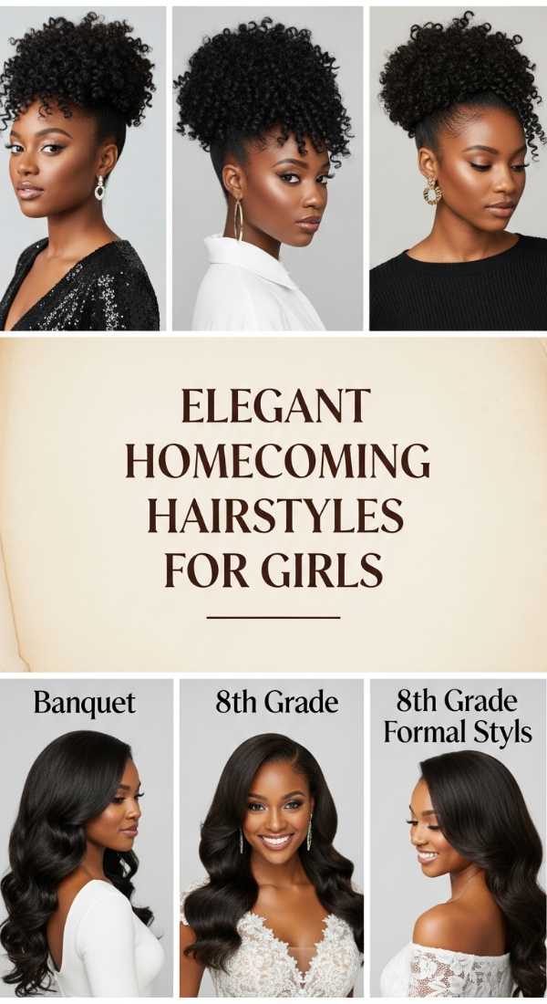 Elegant Homecoming Hairstyles For Girls 6a141df035a77