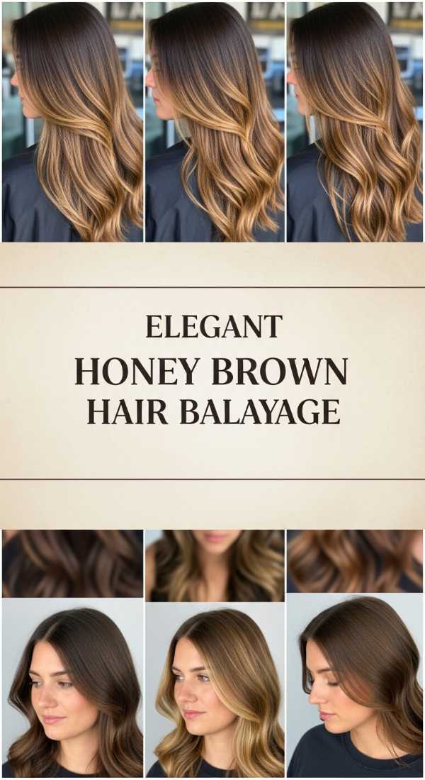 Redefining Elegance: Most Coveted High-End Hair Trends of 2024 Elegant Honey Brown Hair Balayage 6a08ce4e95e3c