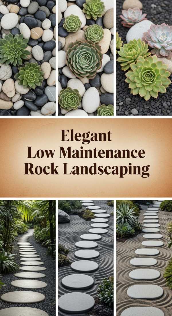 Elegant Low Maintenance Rock Landscaping 69fb05243c5bc
