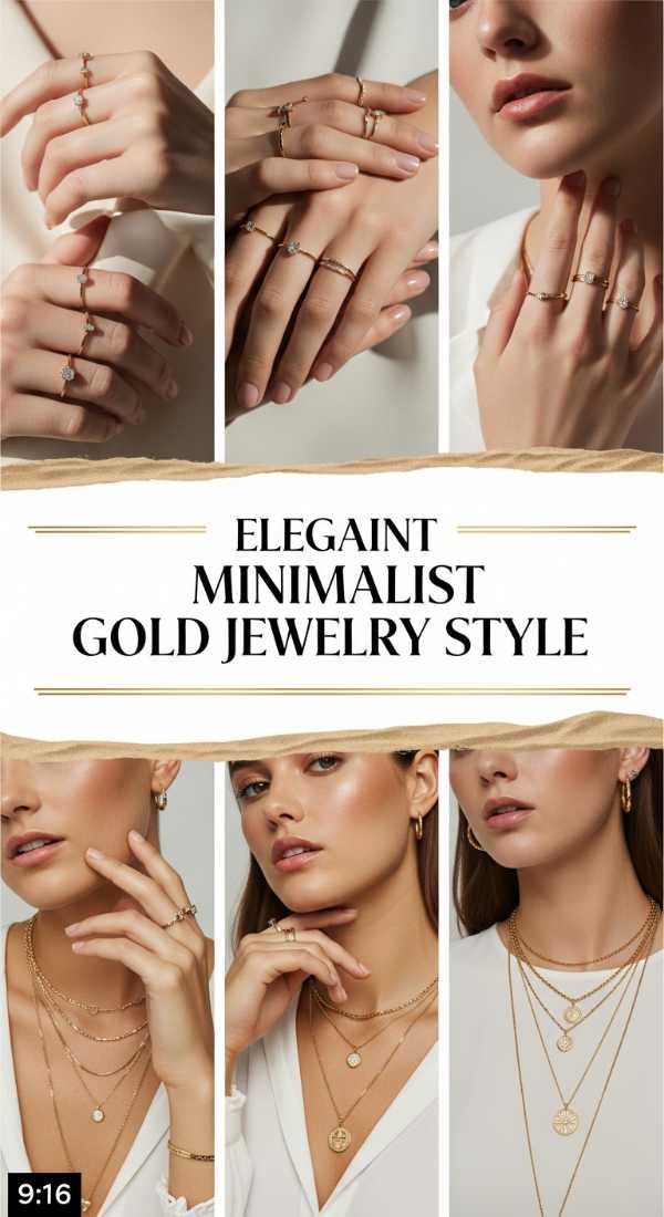 Elegant Minimalist Gold Jewelry Style 69fdbc3f6e068