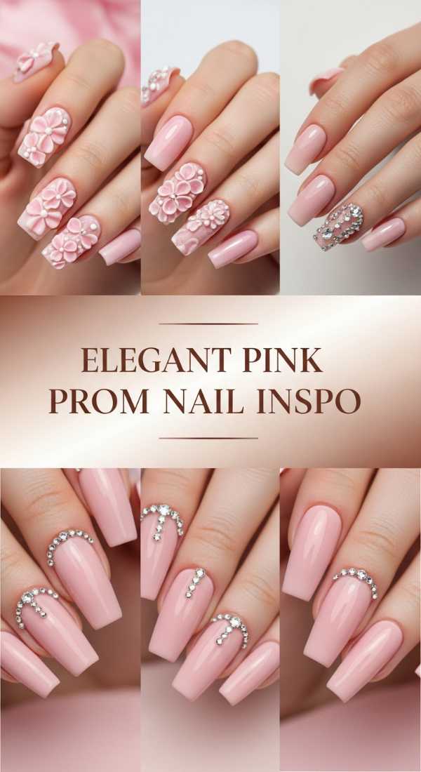 Elegant Pink Prom Nail Inspo 69ff6dad186eb