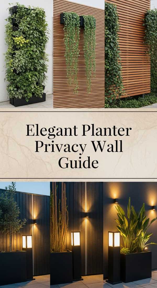 Elegant Planter Privacy Wall Guide 69fb076f2d37b