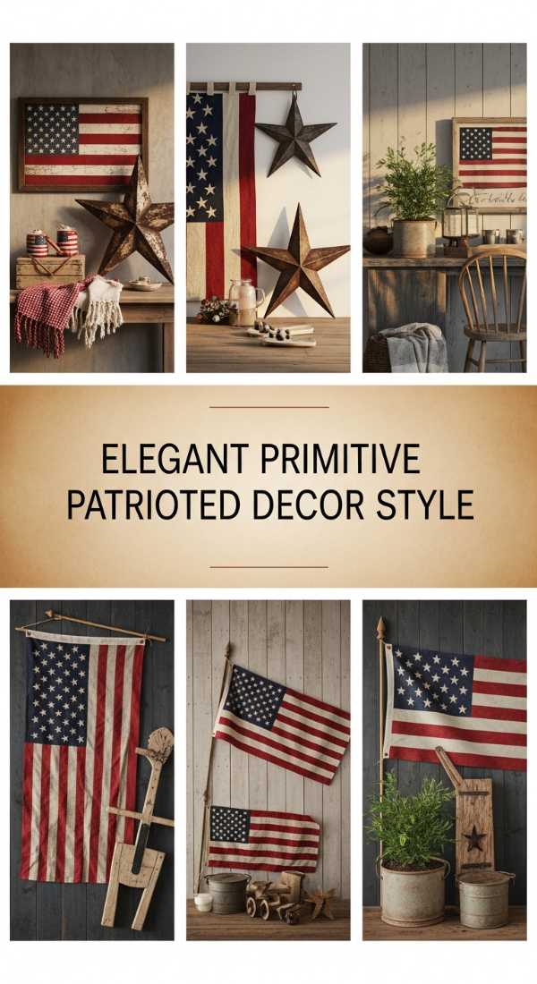 Elegant Primitive Patriotic Decor Style 6a04bc61c8820