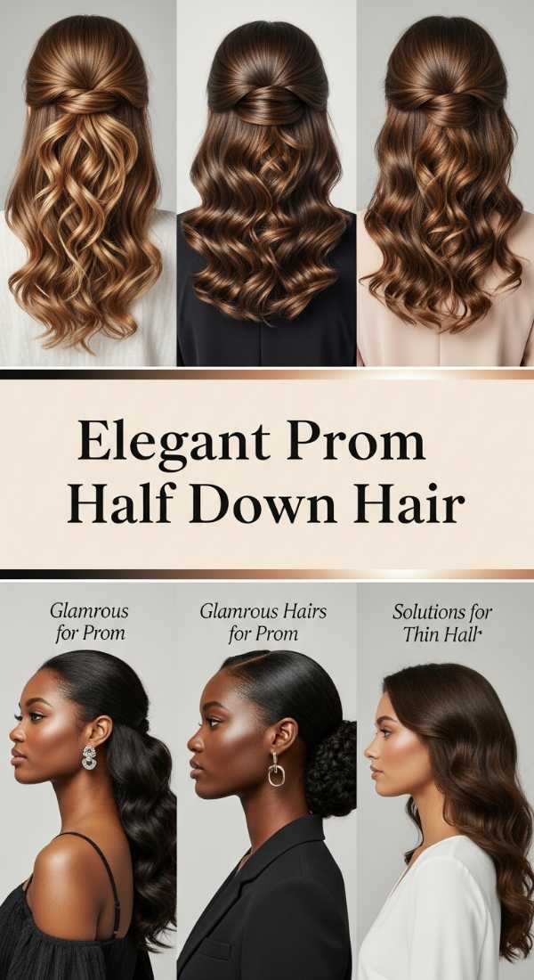 Elegant Prom Half Down Hair 69ff7f18cf958