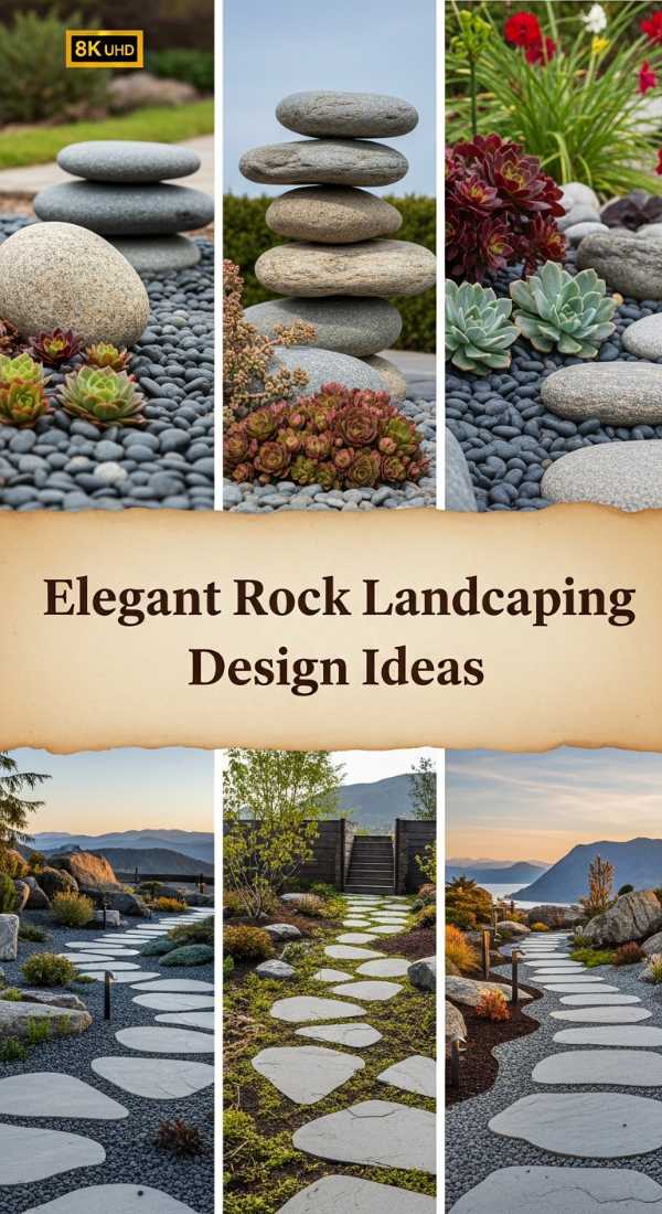 Elegant Rock Landscaping Design Ideas 69fb07694ca79