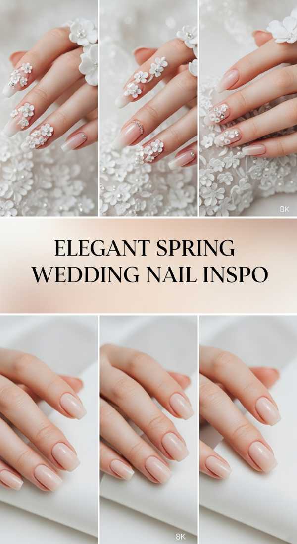 Elegant Spring Wedding Nail Inspo 69ff6d996f9bf