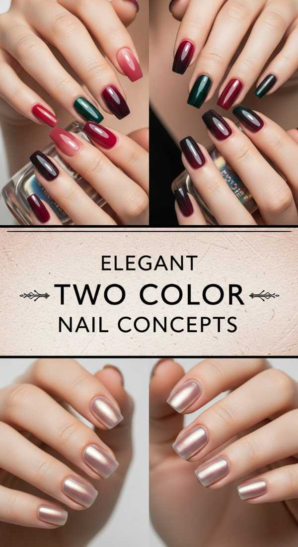 Elegant Two Color Nail Concepts 6a08aff522729