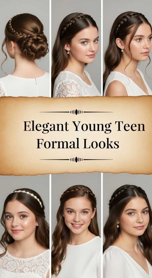 Sculpting Style: A Deep Dive into Modern Hair Artistry Elegant Young Teen Formal Looks 6a1426de4a701