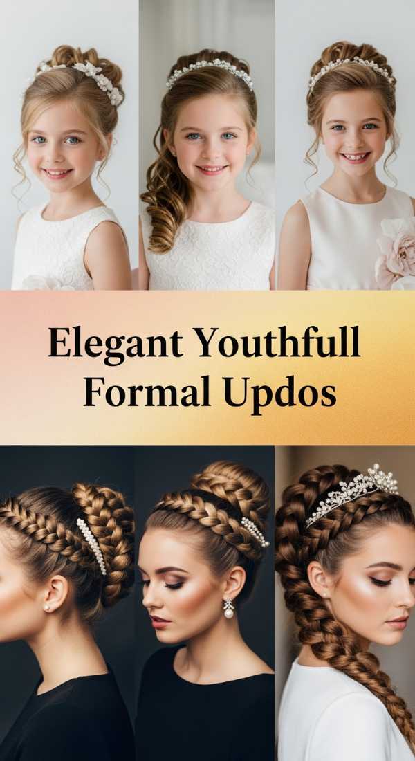 Silk & Shine: The Ultimate Luxury Hair Moodboard Elegant Youthful Formal Updos 6a1425943c576