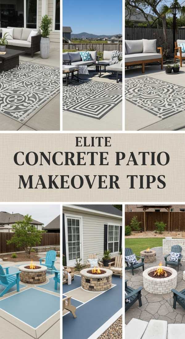 High-End Heat: Your Ultimate Guide to Chic Summer Interiors Elite Concrete Patio Makeover Tips 6a04b78f602a8