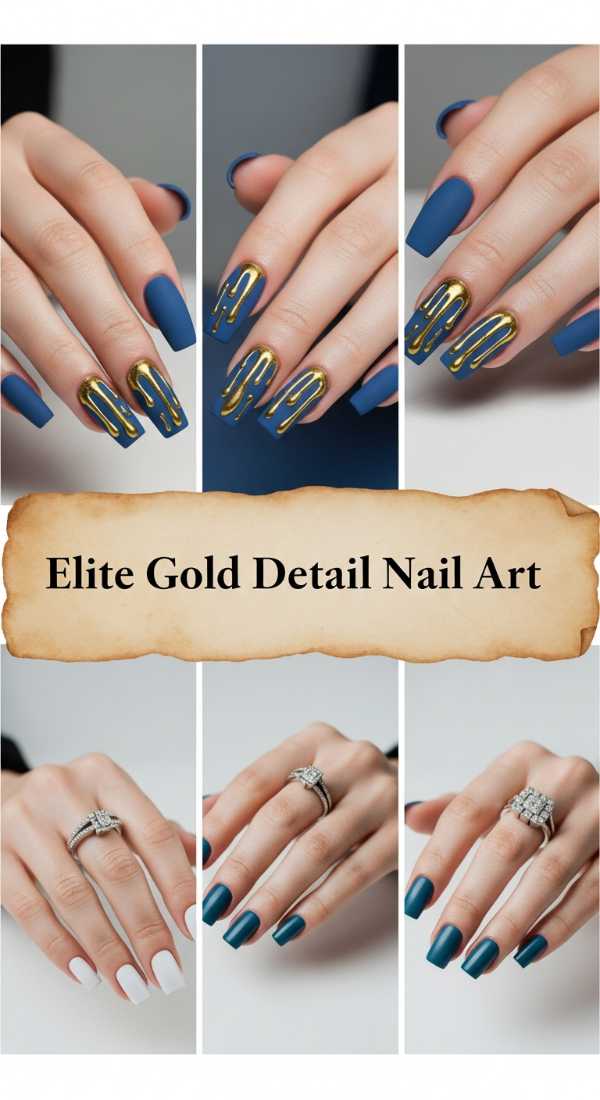 Elite Gold Detail Nail Art 6a085b6a7e308