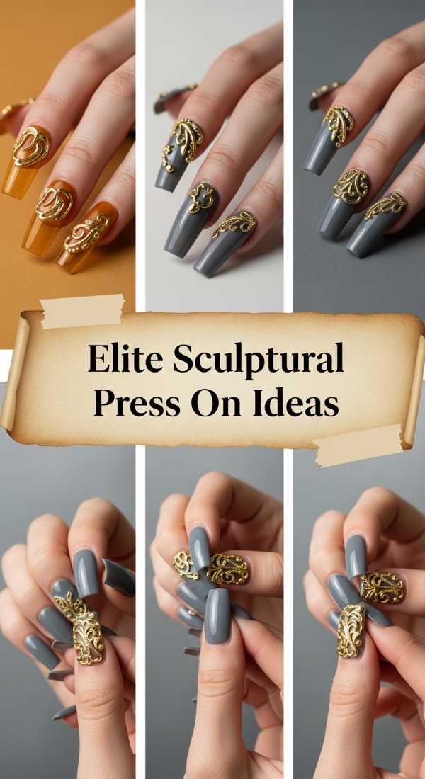 Elite Sculptural Press On Ideas 6a085831a54e8