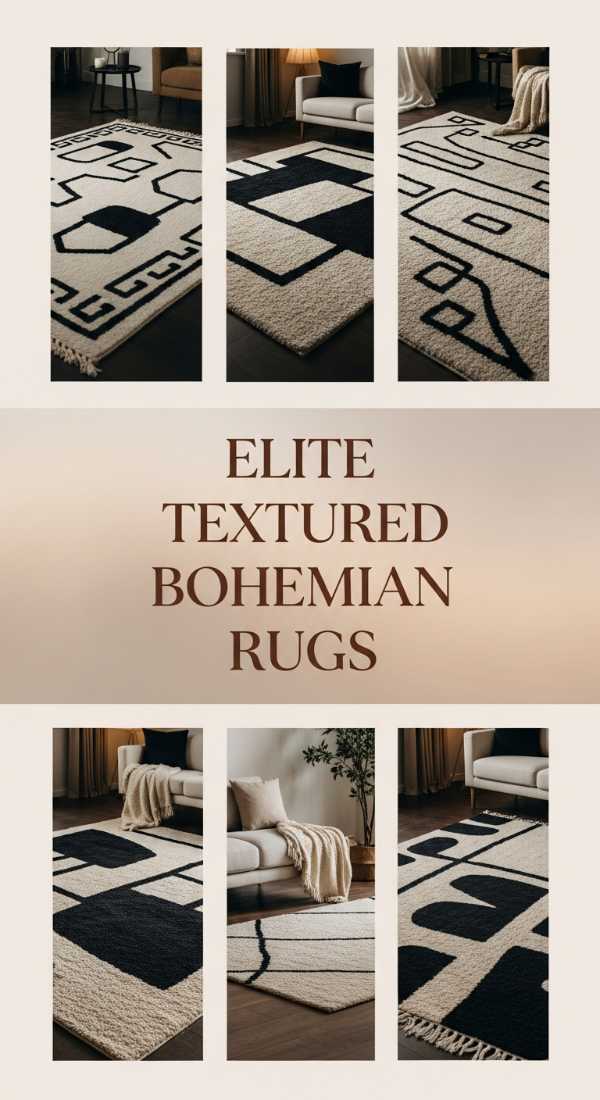Elite Textured Bohemian Rugs 6a0ea3247234e