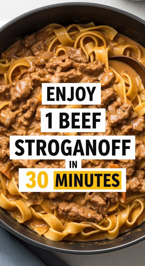 Enjoy 1 Pot Beef Stroganoff In 30 Minutes 69f59f785bca7