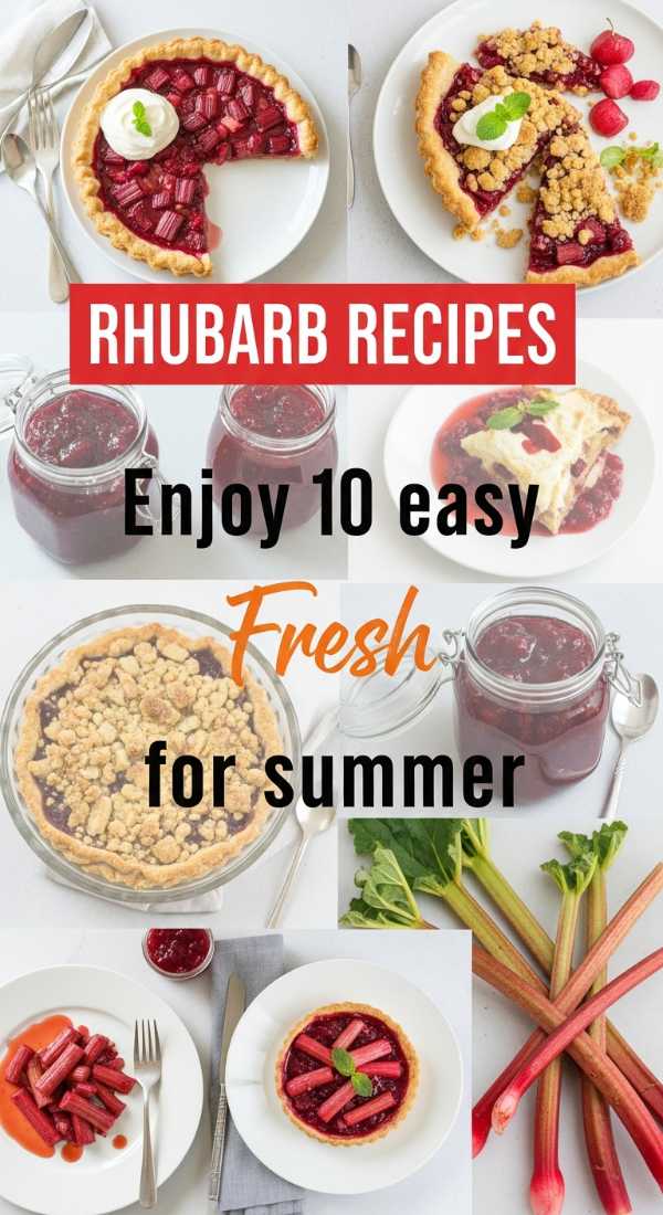 Enjoy 10 Easy Rhubarb Recipes For Summer 69f71b129fba9