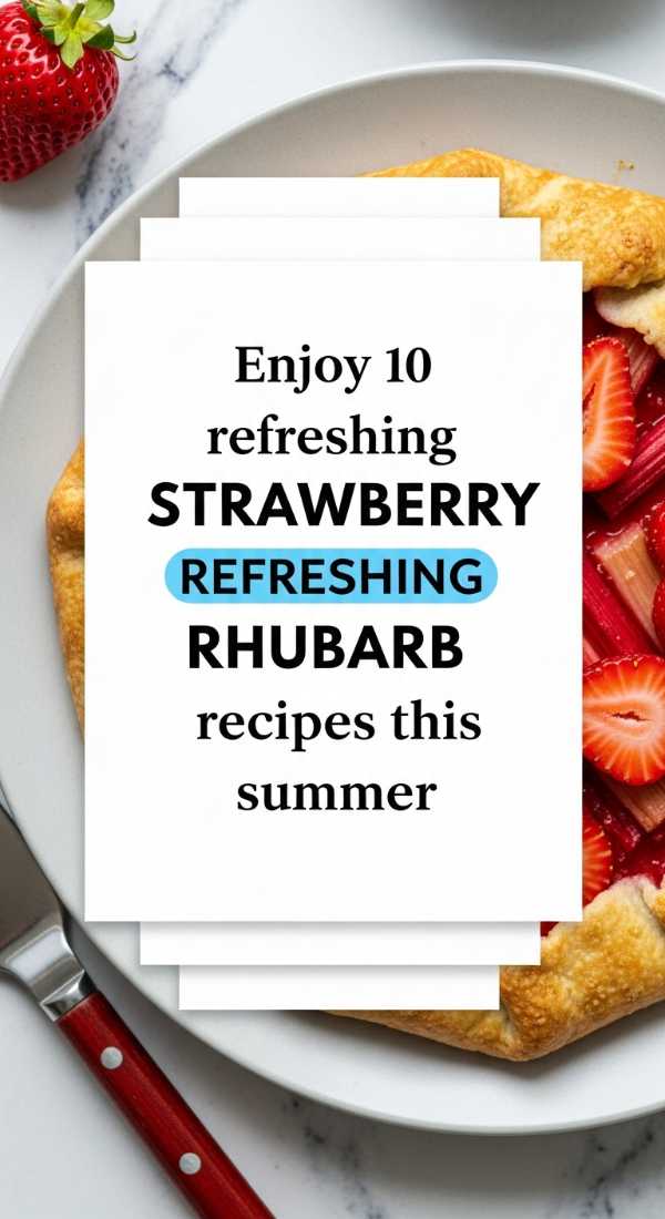 Enjoy 10 Refreshing Strawberry Rhubarb Recipes This Summer 69fd8aa595402