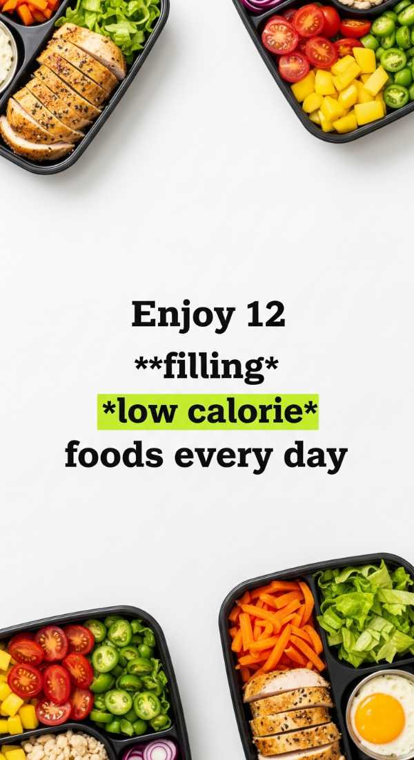 Enjoy 12 Filling Low Calorie Foods Every Day 6a041b14ead33