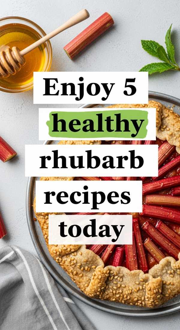 Enjoy 5 Healthy Rhubarb Recipes Today 69f5acd2ec1c5