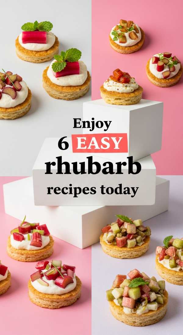 Enjoy 6 Easy Rhubarb Recipes Today 69fd8a9faa297