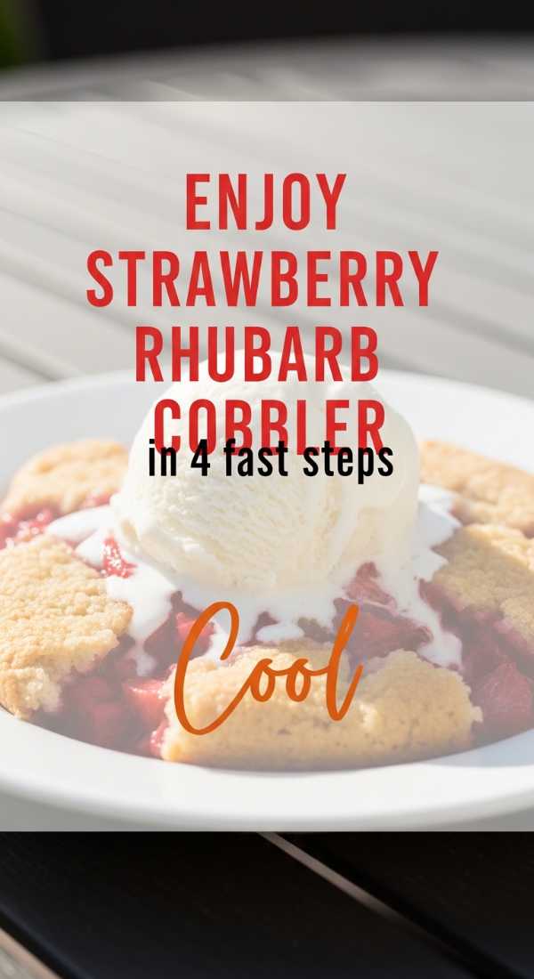 Pink Perfection: Our Most Requested Rhubarb Recipes of All Time Enjoy Strawberry Rhubarb Cobbler In 4 Fast Steps 6a149b3c19593