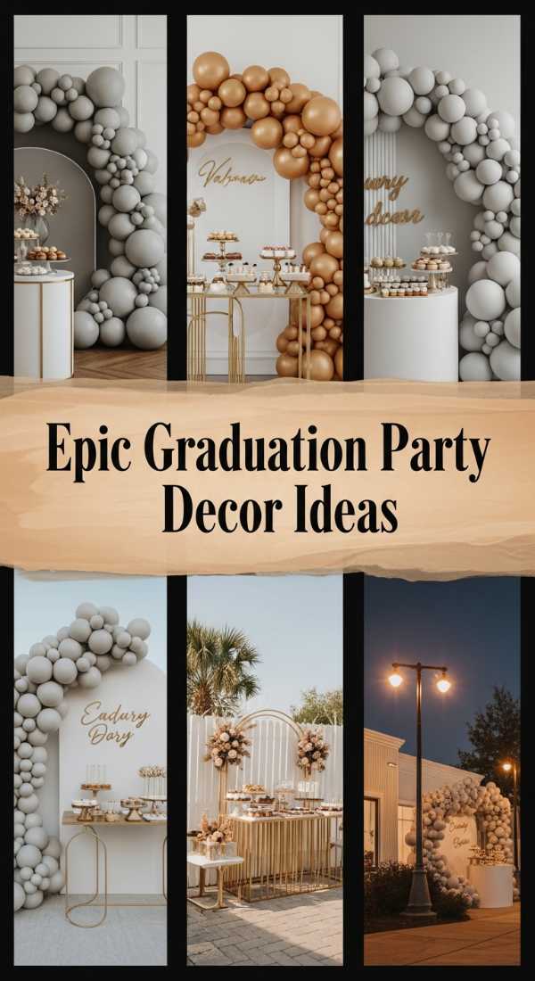 The Seasonal Joy Handbook: Your All-In-One Guide to Festive Entertaining Epic Graduation Party Decor Ideas 6a134f128f937