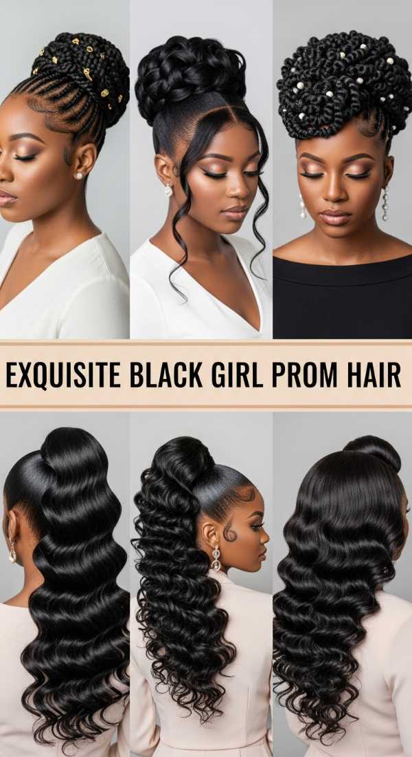 Exquisite Black Girl Prom Hair 6a03670fd2079