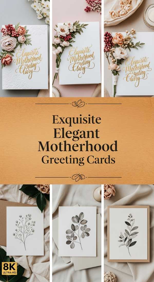 Exquisite Elegant Motherhood Greeting Cards 6a134e4310608