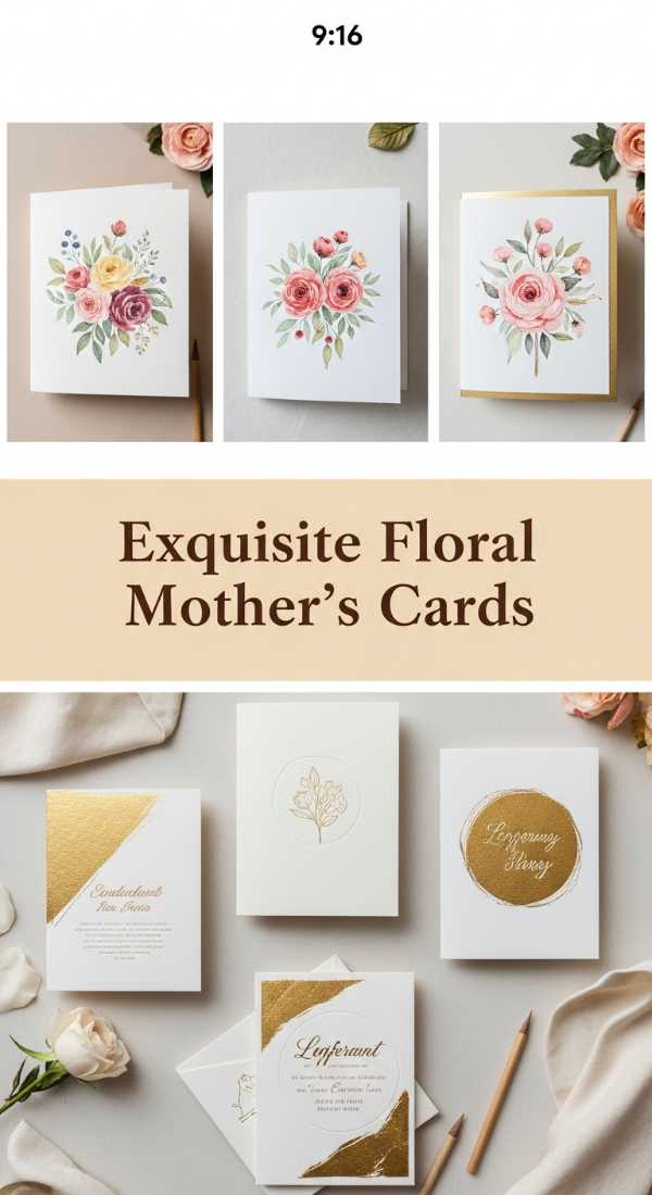 Exquisite Floral Mothers Cards 6a1343f78146f