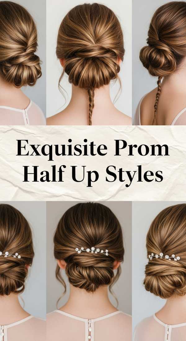 Exquisite Prom Half Up Styles 6a03672c28b1c