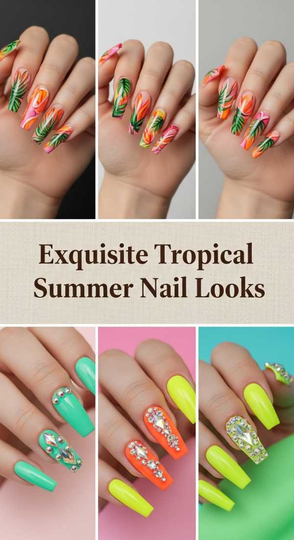 Exquisite Tropical Summer Nail Looks 6a13491c0be07