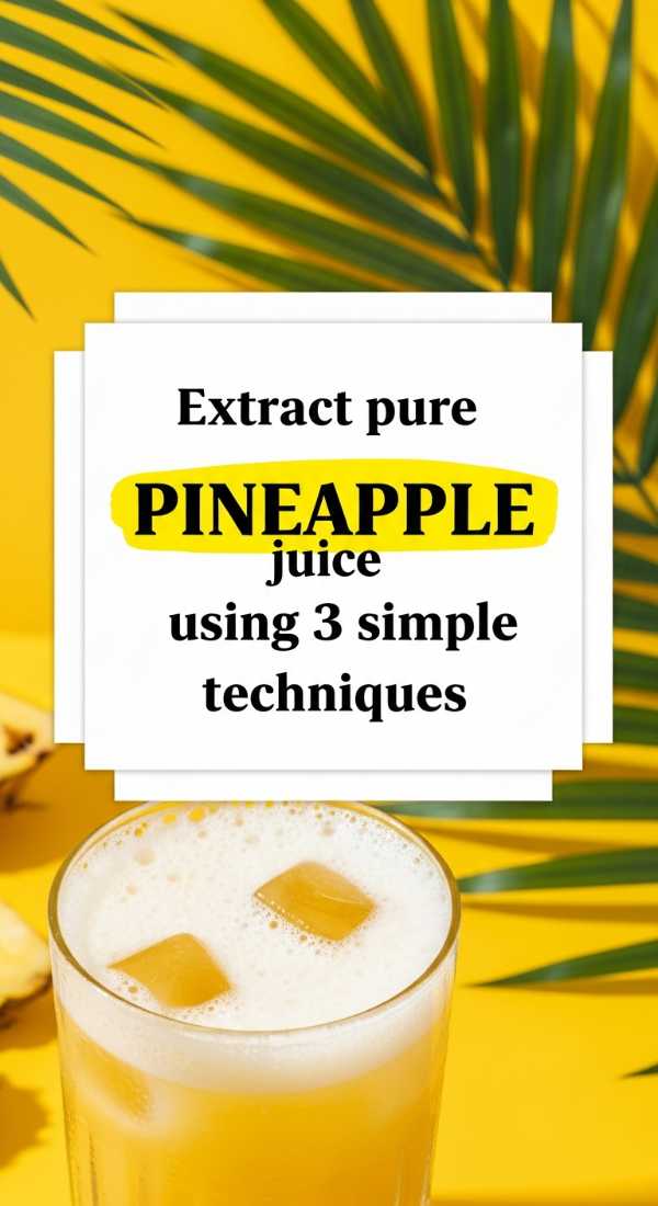 Extract Pure Pineapple Juice Using 3 Simple Techniques 69fc18fed79e1