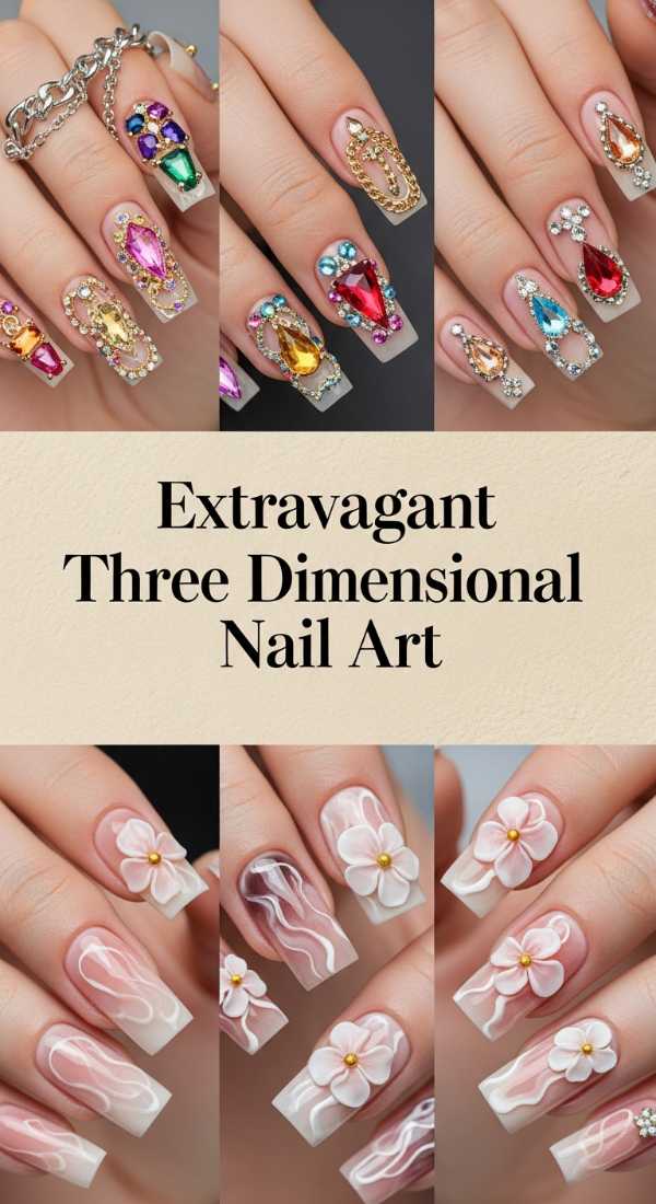 Extravagant Three Dimensional Nail Art 6a1347af069d1
