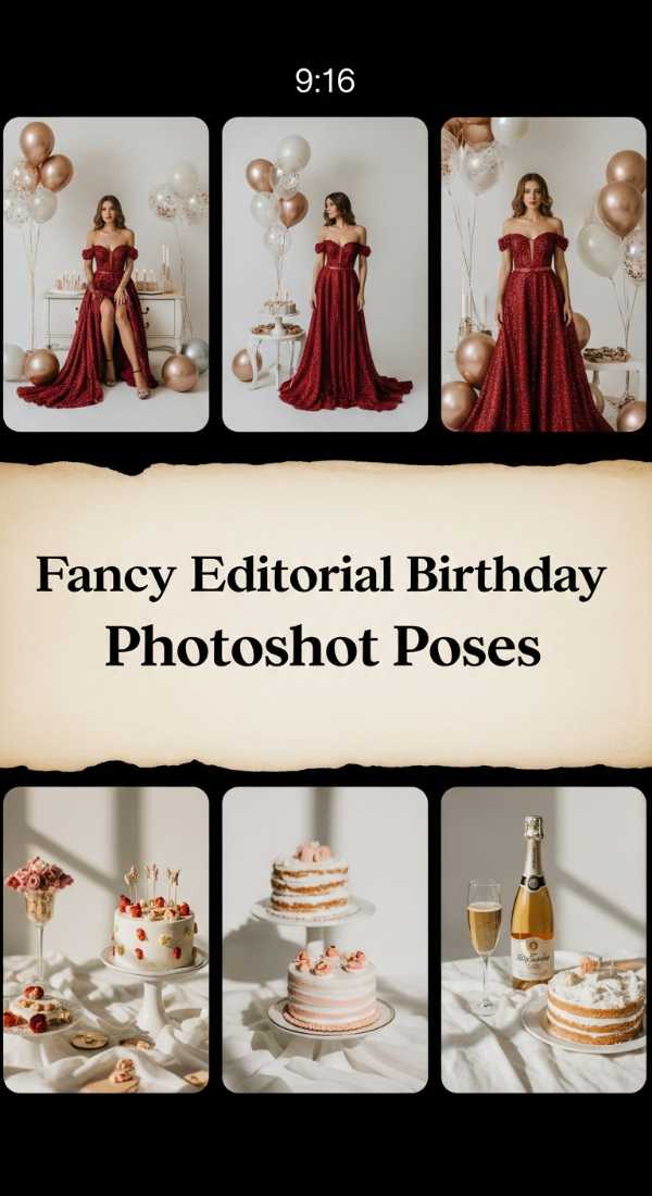 Fancy Editorial Birthday Photoshoot Poses 6a13408fd3cbd