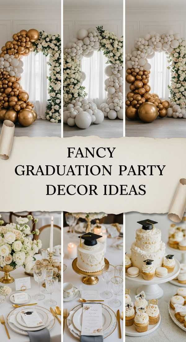 Fancy Graduation Party Decor Ideas 6a1340a47679b