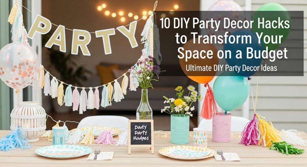 10 DIY Party Decor Hacks to Transform Your Space on a Budget featured: 10 diy party decor hacks to transform your space on a budget