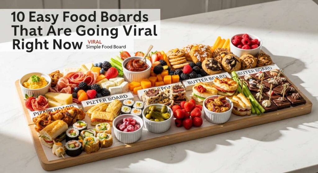 10 Easy Food Boards That Are Going Viral Right Now featured: 10 easy food boards that are going viral right now