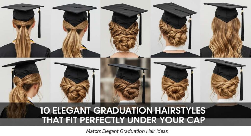 featured: 10 elegant graduation hairstyles that fit perfectly under your cap