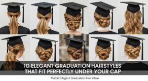 featured: 10 elegant graduation hairstyles that fit perfectly under your cap