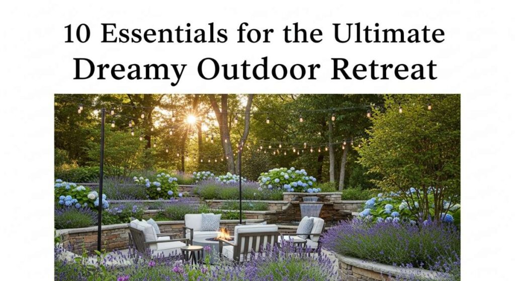 featured: 10 essentials for the ultimate dreamy outdoor retreat