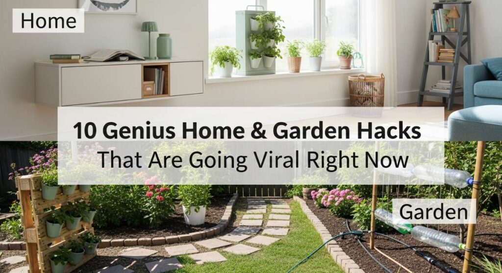 featured: 10 genius home & garden hacks that are going viral right now