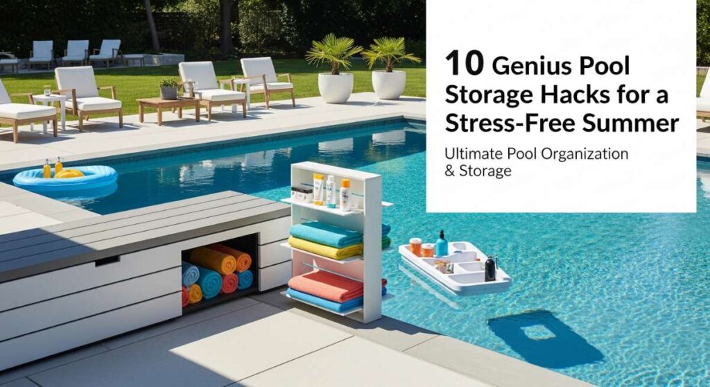 featured: 10 genius pool storage hacks for a stress free summer
