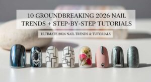 featured: 10 groundbreaking 2026 nail trends + step by step tutorials