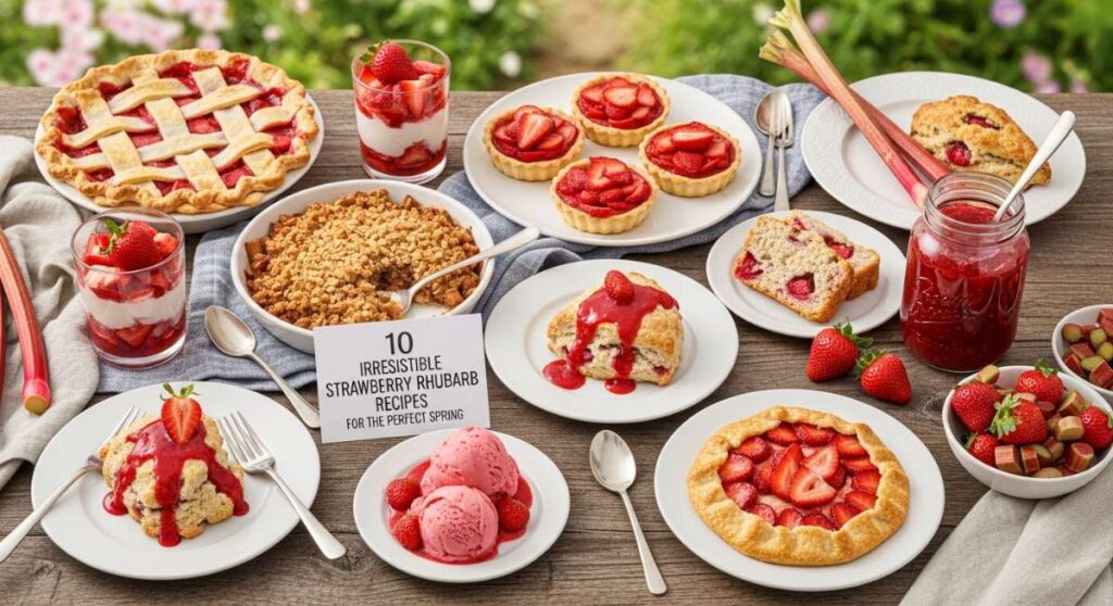 featured: 10 irresistible strawberry rhubarb recipes for the perfect spring