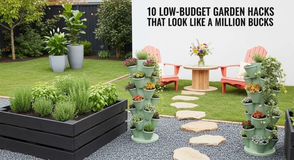 featured: 10 low budget garden hacks that look like a million bucks