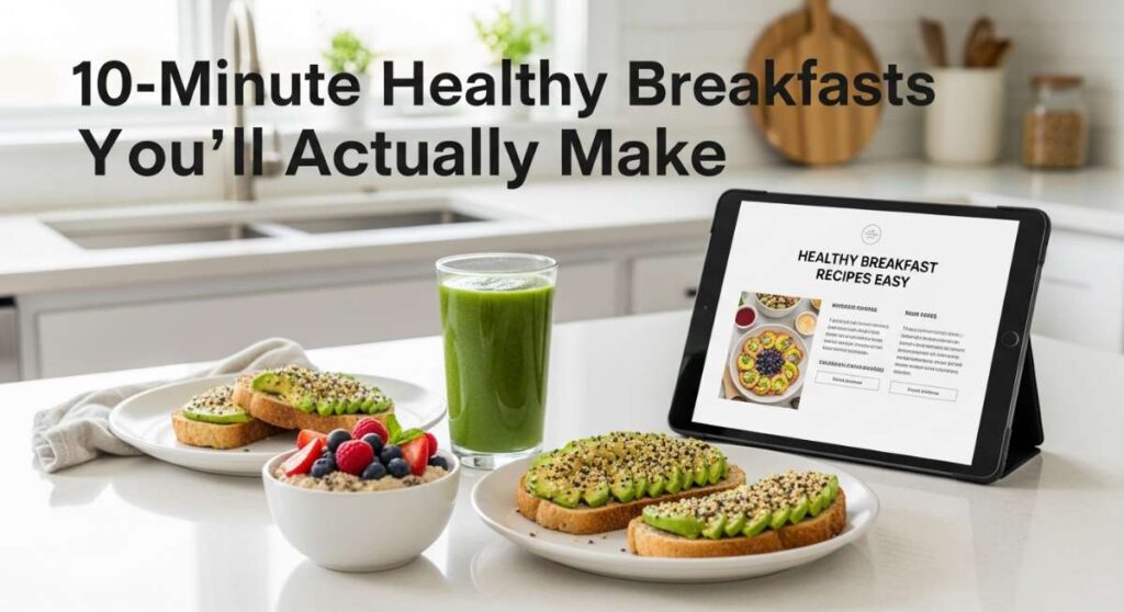 featured: 10 minute healthy breakfasts you'll actually make