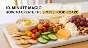 featured: 10 minute magic: how to create the viral simple food board