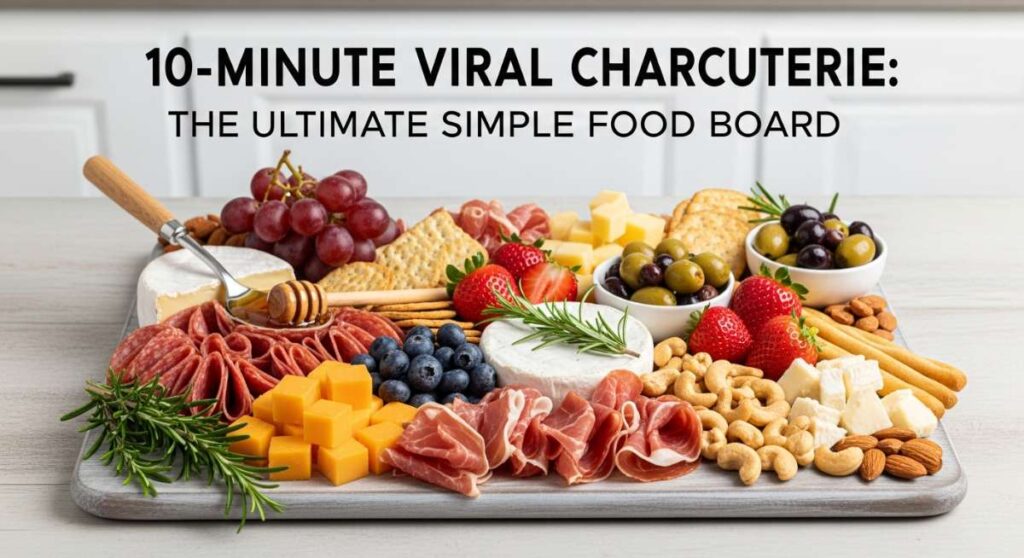 featured: 10 minute viral charcuterie: the ultimate simple food board