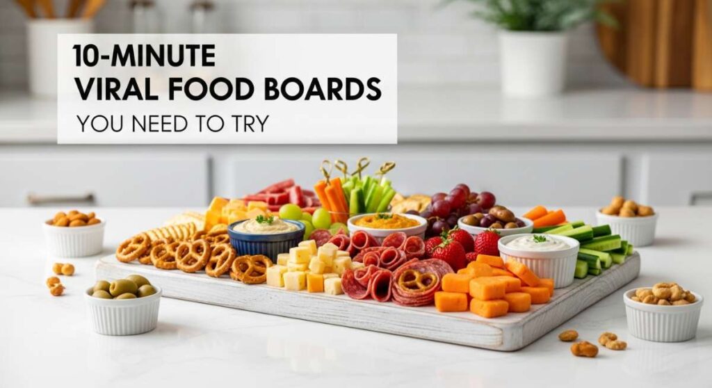10-Minute Viral Food Boards You Need to Try featured: 10 minute viral food boards you need to try