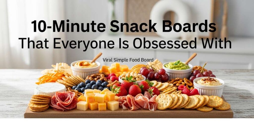 featured: 10 minute viral snack boards that everyone is obsessed with