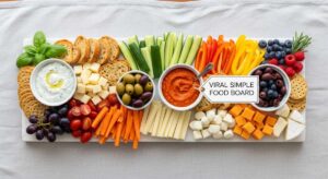 featured: 10 minutes to viral: your guide to the ultimate simple food board